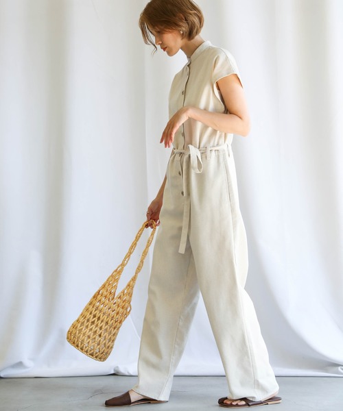 2020 SS フレンチスリーブジャンプスーツ（その他トップス）｜select