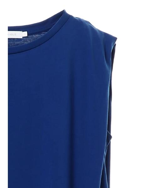 AMERICAN HOLIC（アメリカンホリック）の「バックドレープフレンチスリーブマキシワンピース　＊〇（ワンピース・レディース・ブラウン/ブルー/ベージュ/ブラック・M/L）」の13枚目の写真