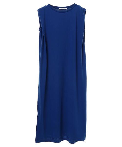 AMERICAN HOLIC（アメリカンホリック）の「バックドレープフレンチスリーブマキシワンピース　＊〇（ワンピース・レディース・ブラウン/ブルー/ベージュ/ブラック・M/L）」の8枚目の写真