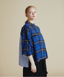 F/CE. SWITCHING CHECK SHIRT / エフシーイー 切り替えチェックシャツ
