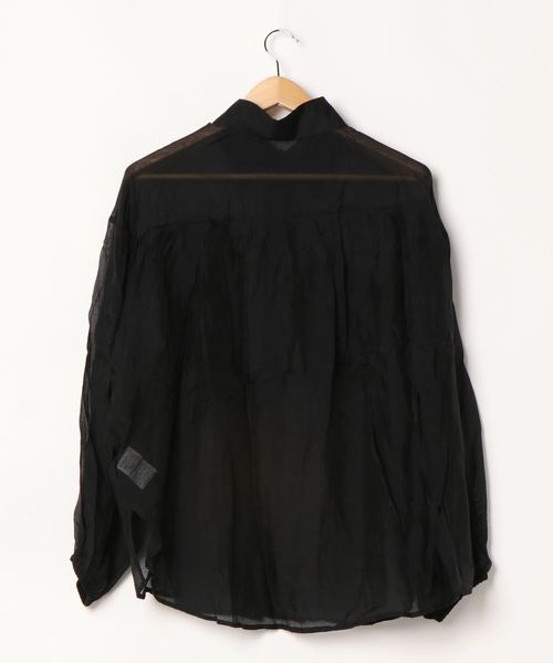ap retro（アプレトロ）の「ポケット付きシアボリュームシャツ【ZOZO限定アイテム】（シャツ/ブラウス・レディース・オフホワイト/ブラック・FREE）」の16枚目の写真