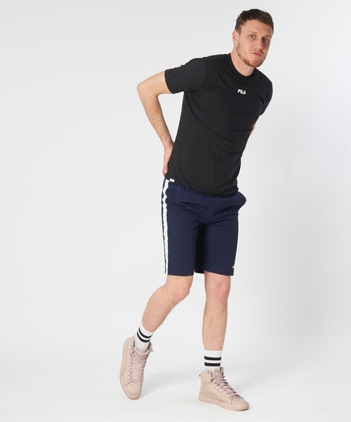 FILA(フィラ)の「【FILA/フィラ】メンズナイロンハーフパンツ / テープデザイン(その他パンツ・メンズ・ブラック/ネイビー/レッド・MEDIUM/LARGE/X-LARGE)」の16枚目の写真