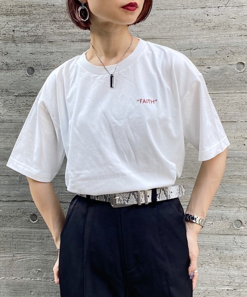 PAGEBOY（ページボーイ）の「バックロゴTシャツ（Tシャツ/カットソー・レディース・ブラック/ブラウン/オフホワイト・FREE）」の12枚目の写真