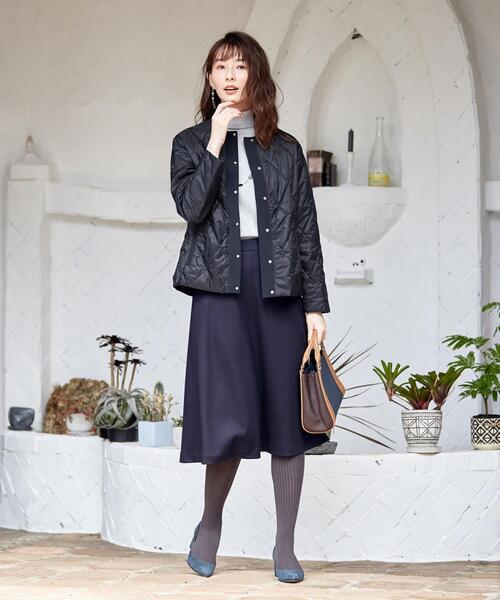 J.PRESS(ジェイプレス)の「【新色追加】ウールを含まないPRINCE タートルネック ニット(ニット/セーター・レディース・シルバー系/スモーキーグリーン系/ふじ色系・T13/T15)」の18枚目の写真