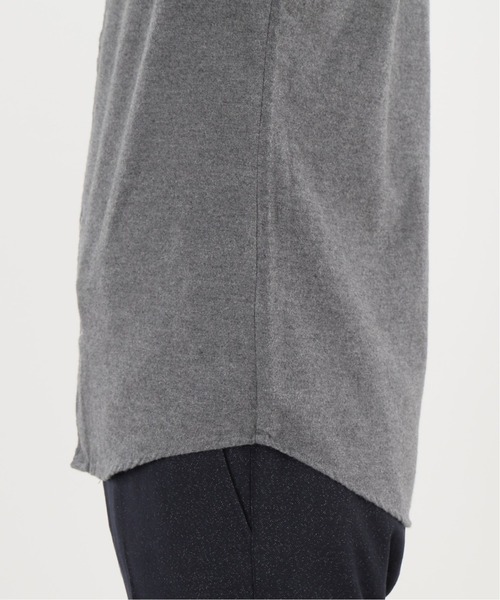 417 EDIFICE（フォーワンセブンエディフィス）の「メランジ シャギーネル ノーカラーシャツ（シャツ/ブラウス・メンズ・ホワイト/カーキ/ネイビー/チャコールグレー/グリーン・SMALL/MEDIUM/LARGE/X-LARGE）」の17枚目の写真