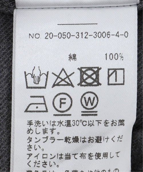 417 EDIFICE（フォーワンセブンエディフィス）の「メランジ シャギーネル ノーカラーシャツ（シャツ/ブラウス・メンズ・ホワイト/カーキ/ネイビー/チャコールグレー/グリーン・SMALL/MEDIUM/LARGE/X-LARGE）」の19枚目の写真