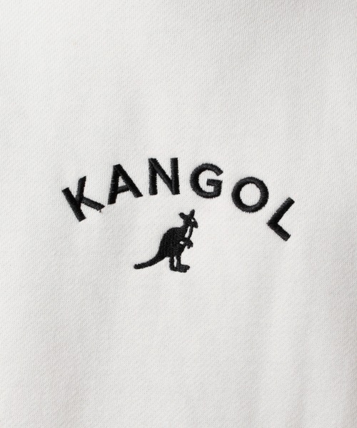 KANGOL(カンゴール)の「【KANGOL/カンゴール】 オーバーサイズ アーチロゴ刺繍 袖プリント フーデットパーカー/プルパーカー/フーディー(パーカー・メンズ・ブラック/オフホワイト/グレー/ベージュ・XL/L/M)」の16枚目の写真