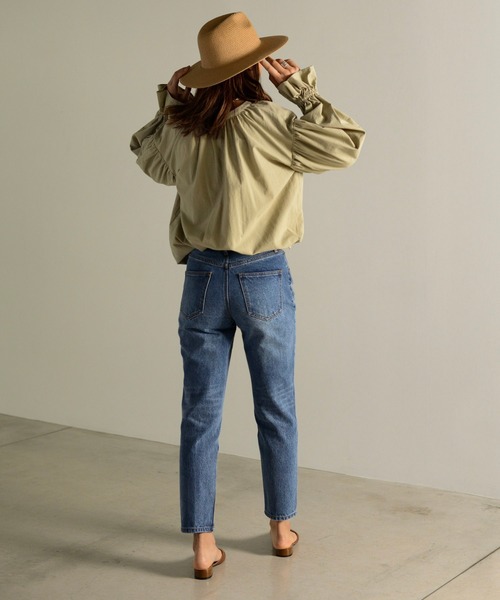 Auntie Rosa Holiday（アンティローザホリデー）の「2WAYレースアップギャザーブラウス（シャツ/ブラウス・レディース・ホワイト/ブラック/ライトグリーン・FREE）」の19枚目の写真