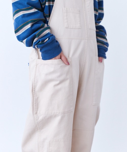 SPOC STORE(スポックストア)の「【SPOC STORE】ワイドオーバーオール(サロペット/オーバーオール・レディース・ダークブラウン/グレー/インディゴブルー/アイボリー/モカ・S/M/L)」の17枚目の写真
