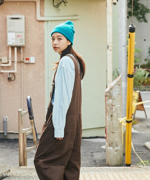 セール】【SPOC STORE】ワイドオーバーオール（サロペット