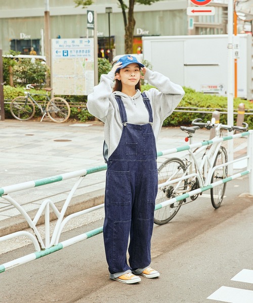 セール】【SPOC STORE】ワイドオーバーオール（サロペット