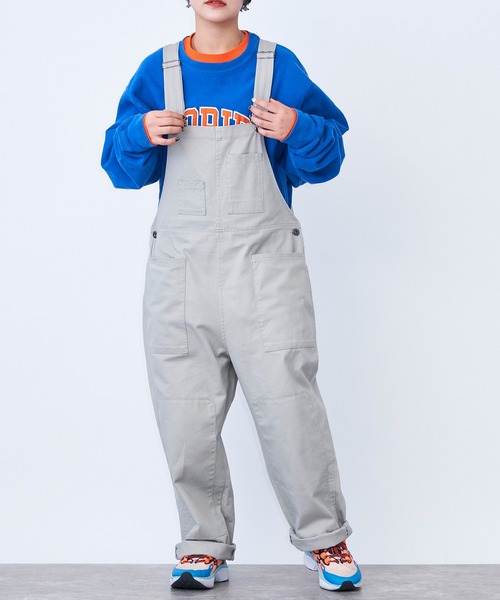 SPOC STORE(スポックストア)の「【SPOC STORE】ワイドオーバーオール(サロペット/オーバーオール・レディース・ダークブラウン/グレー/インディゴブルー/アイボリー/モカ・S/M/L)」の19枚目の写真