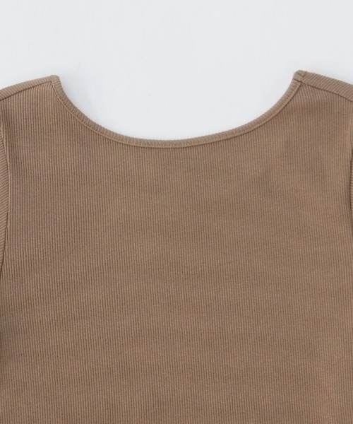 CLEIO(クレイオ)の「入荷なし【CLEIO】2WAYテレコレイヤードワンピース(ワンピース・レディース・ブラック/サックスブルー/アイボリー/モカ・FREE)」の7枚目の写真