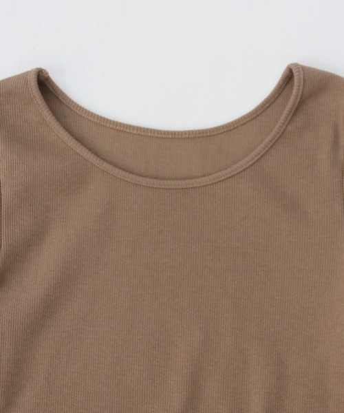 CLEIO(クレイオ)の「入荷なし【CLEIO】2WAYテレコレイヤードワンピース(ワンピース・レディース・ブラック/サックスブルー/アイボリー/モカ・FREE)」の8枚目の写真