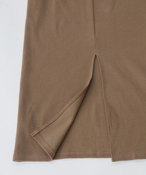 CLEIO(クレイオ)の「入荷なし【CLEIO】2WAYテレコレイヤードワンピース(ワンピース・レディース・ブラック/サックスブルー/アイボリー/モカ・FREE)」の12枚目の写真