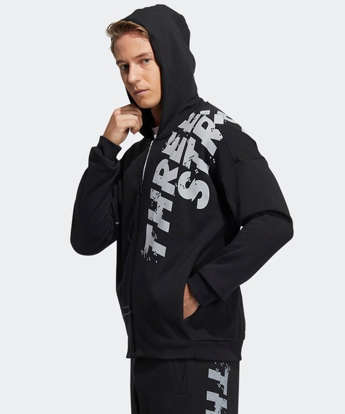 adidas（アディダス）の「ワード フード付きスウェットシャツ [Word 