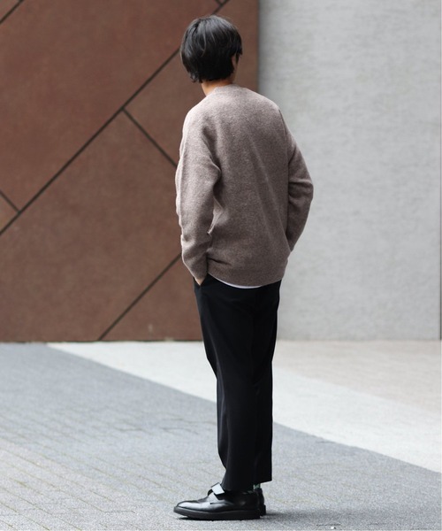 JOURNAL STANDARD（ジャーナルスタンダード）の「【YAK WOOL BLEND】クルーネックニット（ニット/セーター・メンズ・ブラウン/ベージュ系その他/オレンジ/ベージュ・SMALL/MEDIUM/LARGE）」の12枚目の写真