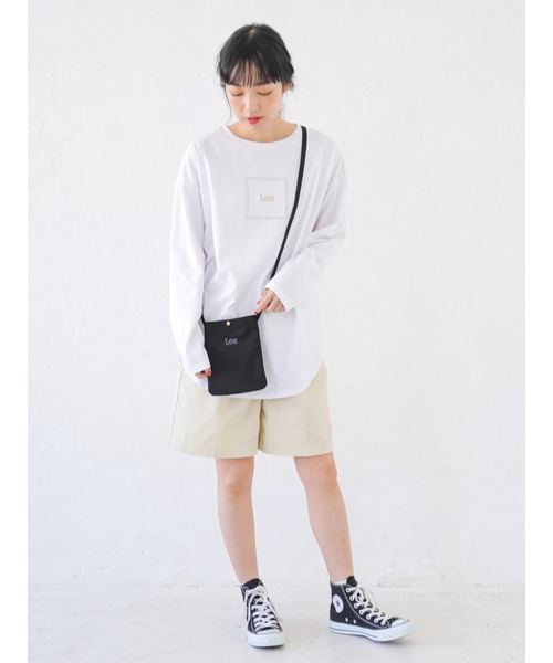 Lee（リー）の「Lee×earth ハーフパンツ ＊（その他パンツ・レディース・ミント/イエロー/ベージュ・SMALL/MEDIUM）」の12枚目の写真