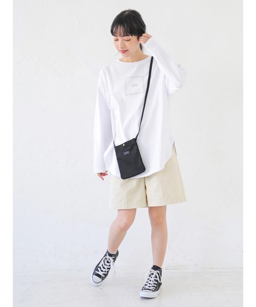 Lee（リー）の「Lee×earth ハーフパンツ ＊（その他パンツ・レディース・ミント/イエロー/ベージュ・SMALL/MEDIUM）」の13枚目の写真
