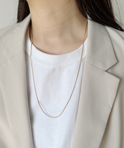 CLEA(クレア)の「2WAYスネークチェーンロングネックレス(ネックレス・レディース・シルバー/ゴールド・FREE)」の20枚目の写真