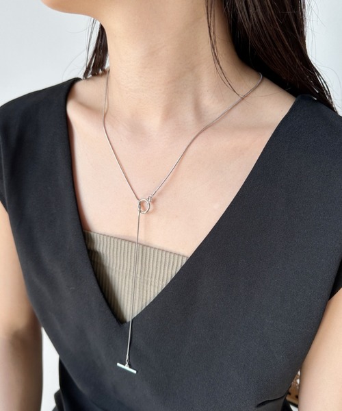 CLEA(クレア)の「2WAYスネークチェーンロングネックレス(ネックレス・レディース・シルバー/ゴールド・FREE)」の8枚目の写真