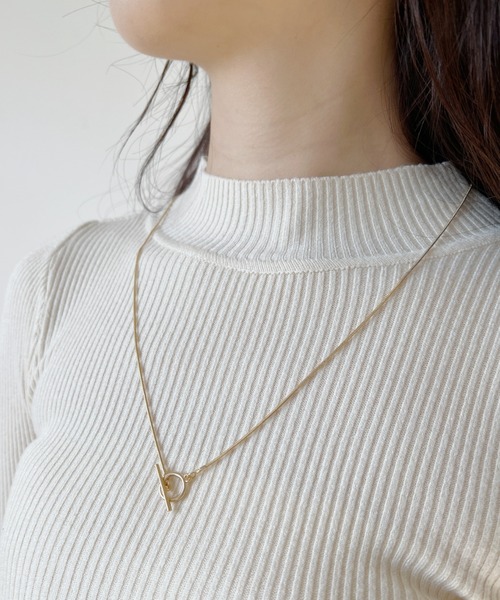 CLEA(クレア)の「2WAYスネークチェーンロングネックレス(ネックレス・レディース・シルバー/ゴールド・FREE)」の4枚目の写真