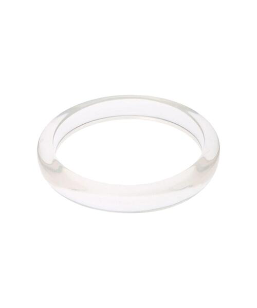 koe(コエ)の「アクリルバングル*(ブレスレット・レディース・クリア/ブラウン・FREE)」の4枚目の写真