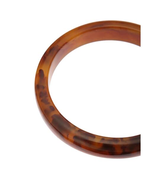 koe(コエ)の「アクリルバングル*(ブレスレット・レディース・クリア/ブラウン・FREE)」の6枚目の写真