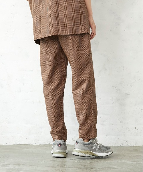 JEANS MATE(ジーンズメイト)の「ビッグシルエットチェックCPOシャツ/チェックシェフパンツ セットアップ対応品番(セットアップ・メンズ・ベージュ/ブラウン/ブラウン系その他/ベージュ系その他・MEDIUM/LARGE/X-LARGE)」の10枚目の写真
