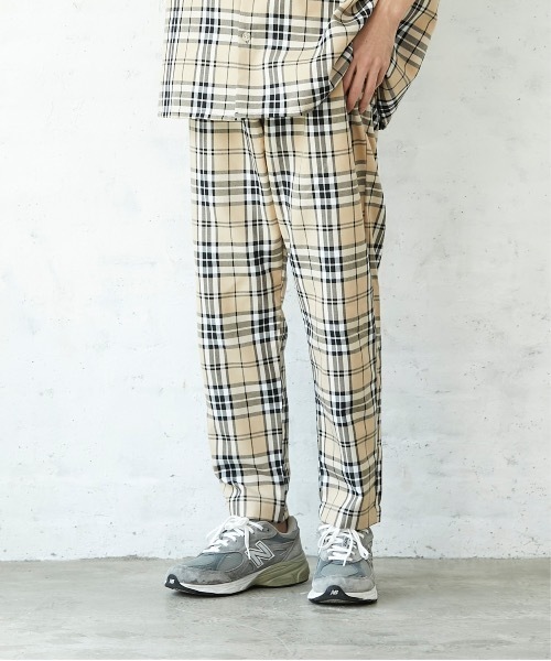 JEANS MATE(ジーンズメイト)の「ビッグシルエットチェックCPOシャツ/チェックシェフパンツ セットアップ対応品番(セットアップ・メンズ・ベージュ/ブラウン/ブラウン系その他/ベージュ系その他・MEDIUM/LARGE/X-LARGE)」の17枚目の写真