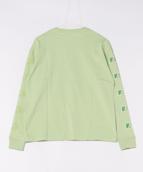 FRUIT OF THE LOOM(フルーツオブザルーム)の「果汁グミ×FTL 製品染め L/S Tシャツ / 長袖 / コラボ / バック / 袖 / プリント / ユニセックス(Tシャツ/カットソー・レディース・レッド/イエロー/パープル/ピンク/グリーン・XL/L/S/M)」の6枚目の写真