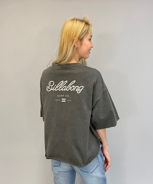 BILLABONG（ビラボン）の「BILLABONG/ビラボン   ビッグシルエット  バックプリントロゴTシャツ  BB013-212（Tシャツ/カットソー・レディース・ベージュ/ホワイト/パープル/ブラック・L/M）」の6枚目の写真