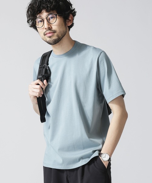 NANO universe(ナノユニバース)の「ジャケT ショートスリーブ(Tシャツ/カットソー・メンズ・ブルーグリーン/トップグレー/ホワイト/ブラック・X-LARGE/MEDIUM/SMALL/LARGE)」の14枚目の写真