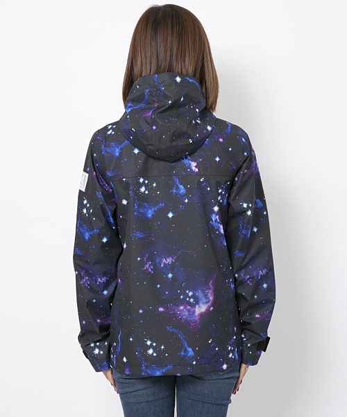 X-girl（エックスガール）の「【mini4月号掲載】OUTDOOR JACKET（ナイロンジャケット・レディース・マルチ/ブラック/レッド・1/2）」の12枚目の写真