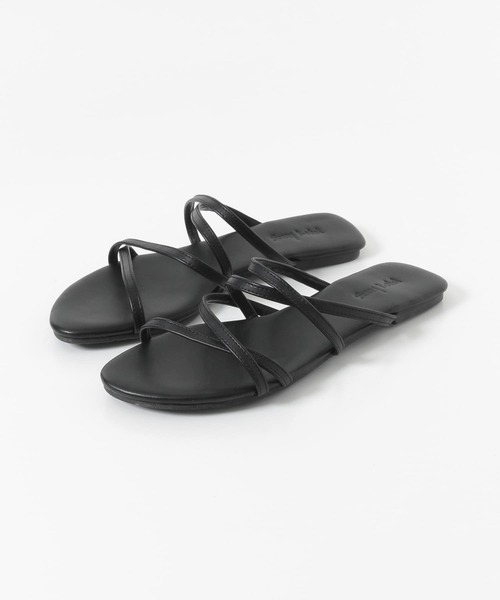 URBAN RESEARCH Sonny Label（アーバンリサーチサニーレーベル）の「アシンメトリーラインサンダル（サンダル・レディース・ブラウン/ブラック/アイボリー・MEDIUM/LARGE/SMALL）」の6枚目の写真