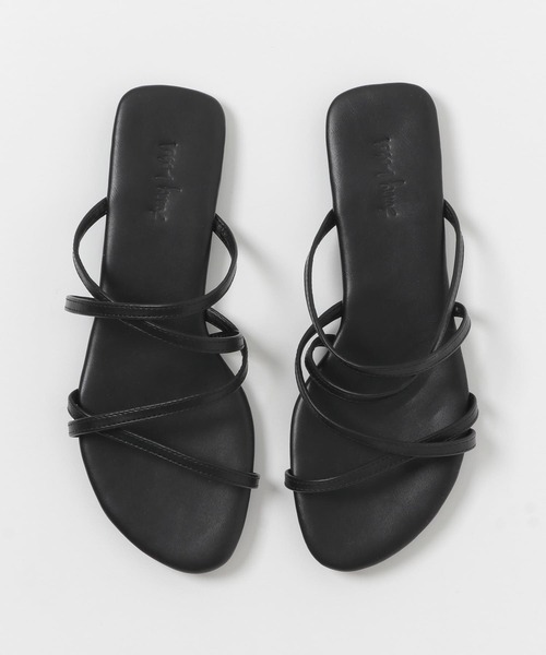 URBAN RESEARCH Sonny Label（アーバンリサーチサニーレーベル）の「アシンメトリーラインサンダル（サンダル・レディース・ブラウン/ブラック/アイボリー・MEDIUM/LARGE/SMALL）」の7枚目の写真