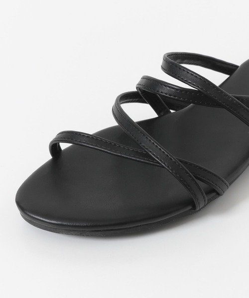 URBAN RESEARCH Sonny Label（アーバンリサーチサニーレーベル）の「アシンメトリーラインサンダル（サンダル・レディース・ブラウン/ブラック/アイボリー・MEDIUM/LARGE/SMALL）」の10枚目の写真