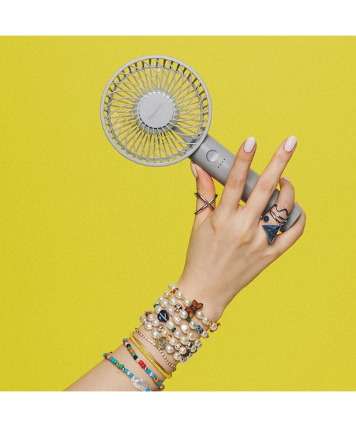 Francfranc(フランフラン)の「【2021年モデル】フレ ハンディファン(扇風機)(生活家電・レディース・ホワイト/グレー/ピンク/ミント/グリーン系その他/ブルー系その他/パープル系その他/ピンク系その他・FREE)」の2枚目の写真