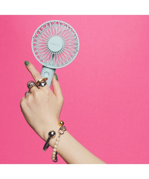 Francfranc(フランフラン)の「【2021年モデル】フレ ハンディファン(扇風機)(生活家電・レディース・ホワイト/グレー/ピンク/ミント/グリーン系その他/ブルー系その他/パープル系その他/ピンク系その他・FREE)」の3枚目の写真