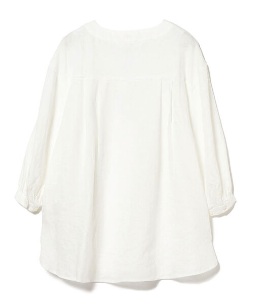 Ray BEAMS（レイビームス）の「Ray BEAMS / リネン コクーン Vネック シャツ（シャツ/ブラウス・レディース・ホワイト/ブラック/ラベンダー・ONE SIZE）」の12枚目の写真