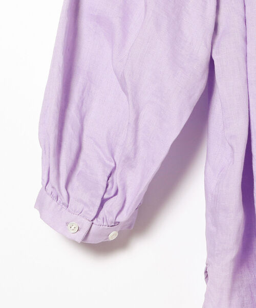 Ray BEAMS（レイビームス）の「Ray BEAMS / リネン コクーン Vネック シャツ（シャツ/ブラウス・レディース・ホワイト/ブラック/ラベンダー・ONE SIZE）」の22枚目の写真