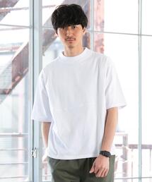 coen | モックネックハーフスリーブTシャツ(Tシャツ/カットソー)