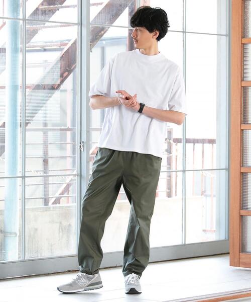 coen(コーエン)の「モックネックハーフスリーブTシャツ(Tシャツ/カットソー・メンズ・ホワイト/ブラック・LARGE/X-LARGE/SMALL/MEDIUM)」の4枚目の写真