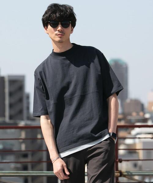 coen(コーエン)の「モックネックハーフスリーブTシャツ(Tシャツ/カットソー・メンズ・ホワイト/ブラック・LARGE/X-LARGE/SMALL/MEDIUM)」の12枚目の写真