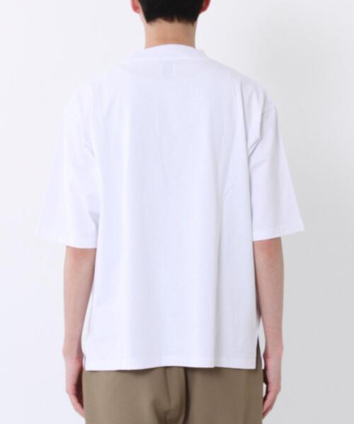 coen(コーエン)の「モックネックハーフスリーブTシャツ(Tシャツ/カットソー・メンズ・ホワイト/ブラック・LARGE/X-LARGE/SMALL/MEDIUM)」の6枚目の写真