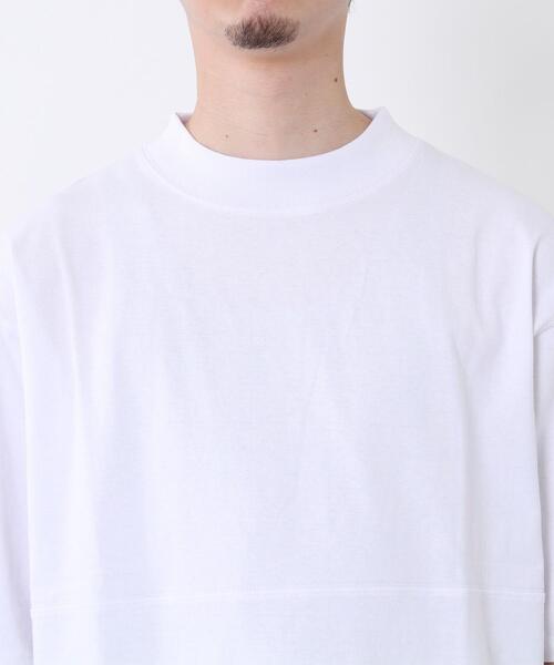 coen(コーエン)の「モックネックハーフスリーブTシャツ(Tシャツ/カットソー・メンズ・ホワイト/ブラック・LARGE/X-LARGE/SMALL/MEDIUM)」の7枚目の写真