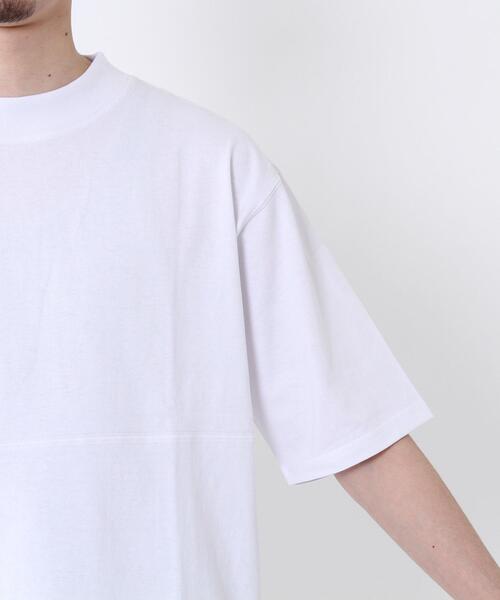 coen(コーエン)の「モックネックハーフスリーブTシャツ(Tシャツ/カットソー・メンズ・ホワイト/ブラック・LARGE/X-LARGE/SMALL/MEDIUM)」の8枚目の写真