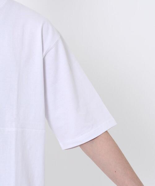 coen(コーエン)の「モックネックハーフスリーブTシャツ(Tシャツ/カットソー・メンズ・ホワイト/ブラック・LARGE/X-LARGE/SMALL/MEDIUM)」の9枚目の写真