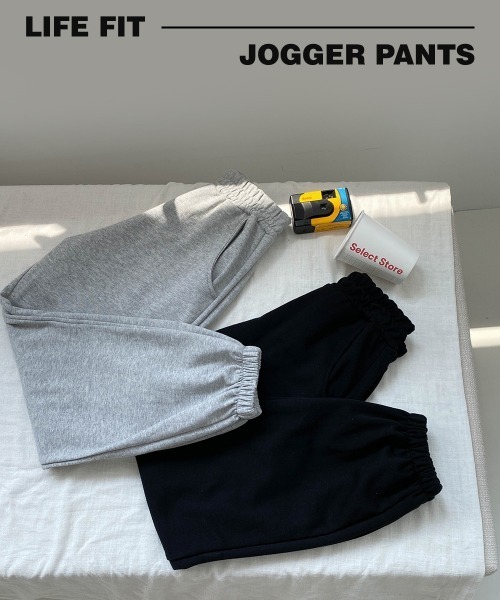 SONA（ソナ）の「SONYUNARA バンディング神ジョガーパンツ（スウェットパンツ・レディース・ブラック/グレー・150/160）」の6枚目の写真