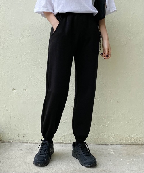 SONA（ソナ）の「SONYUNARA バンディング神ジョガーパンツ（スウェットパンツ・レディース・ブラック/グレー・150/160）」の14枚目の写真